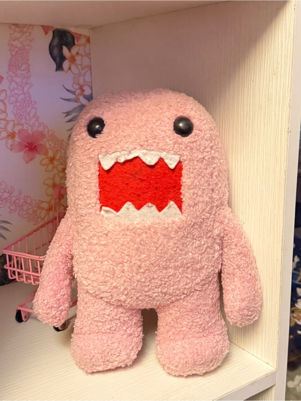 Pink domo plush
